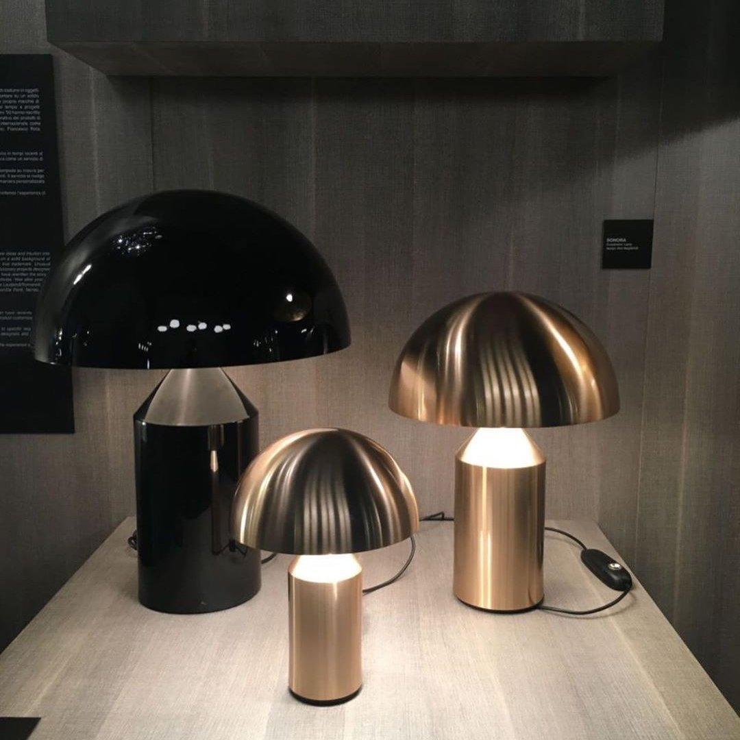 Atollo Metal Table Light, Bedside Table Lamp, detail 21