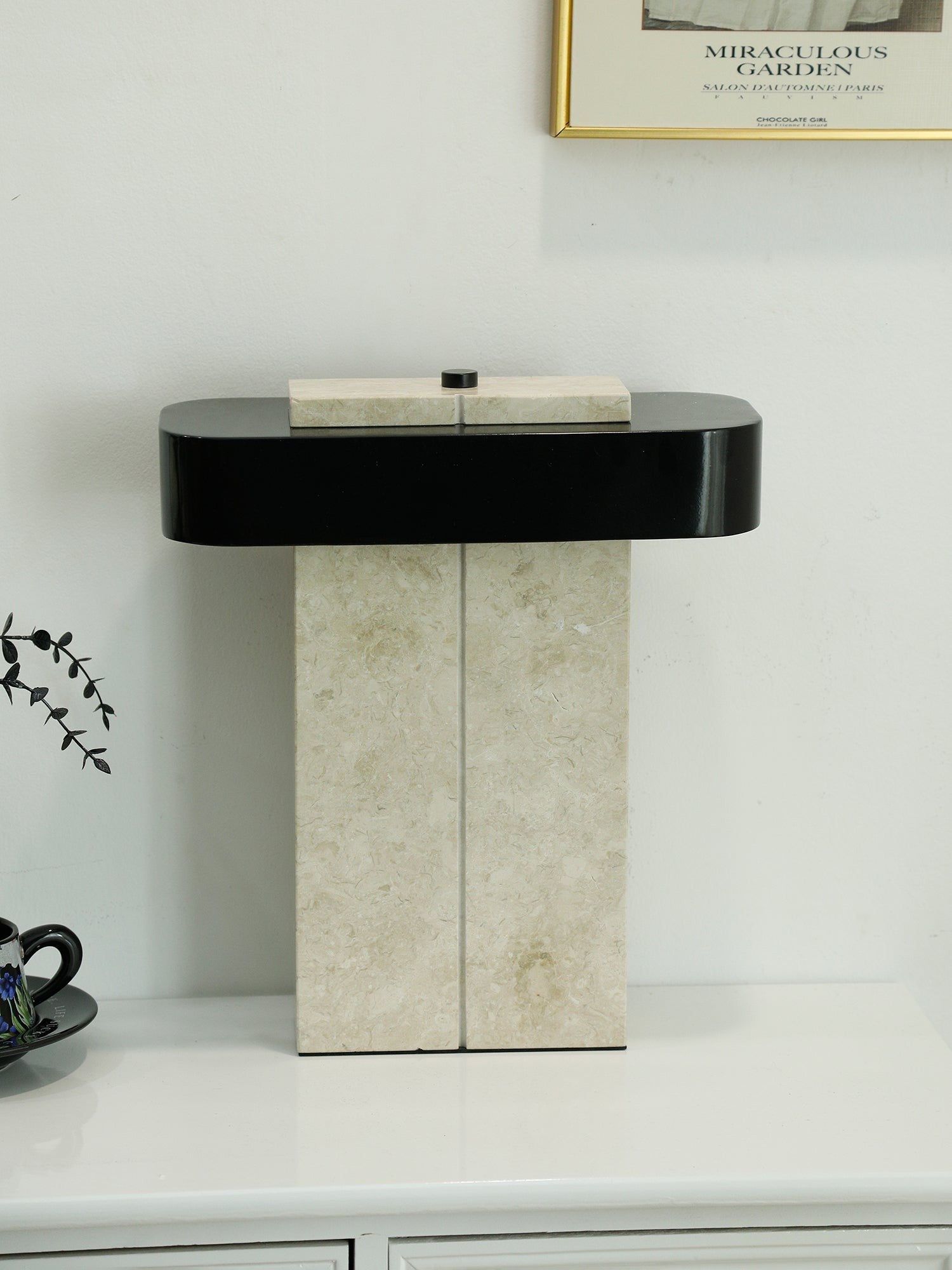 Aurelius Marble Accent Table Light, Bedside Table Lamp, detail 19