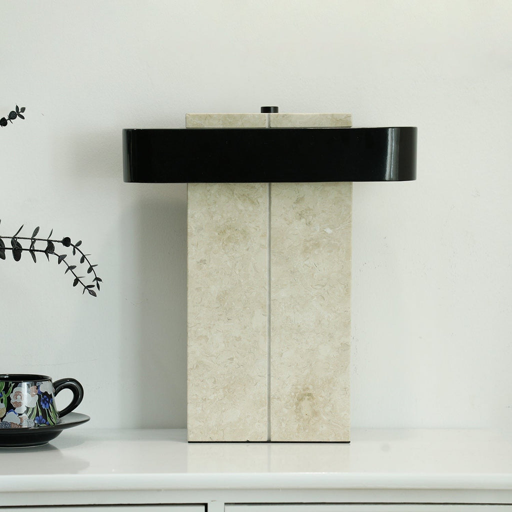 Aurelius Marble Accent Table Light, Bedside Table Lamp, detail 20