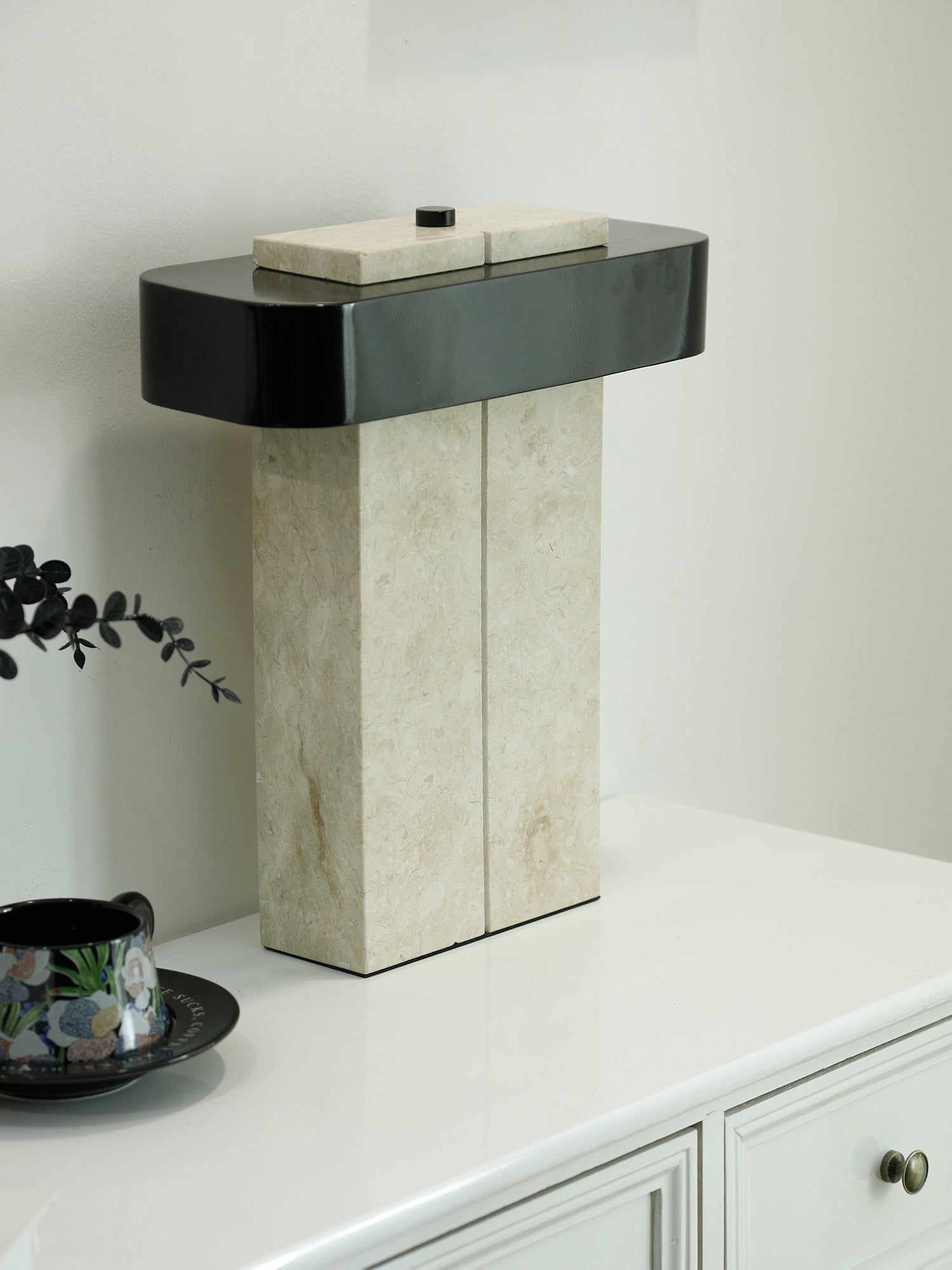 Aurelius Marble Accent Table Light, Bedside Table Lamp, detail 21