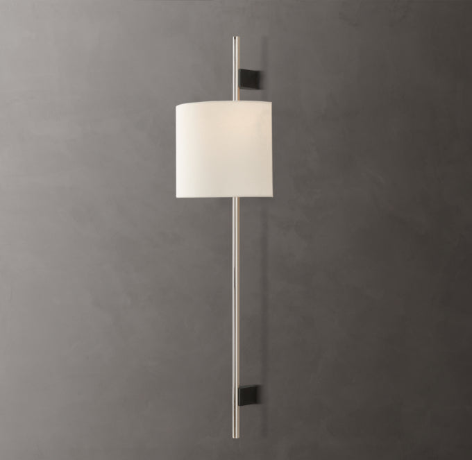 Vela Circular Bar Sconce - Circular Shade, Bedroom Wall Sconce, detail 22