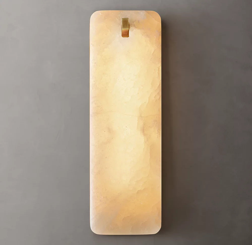 Calamette Onyx Wall Light, Bathroom Wall Sconce, detail 5