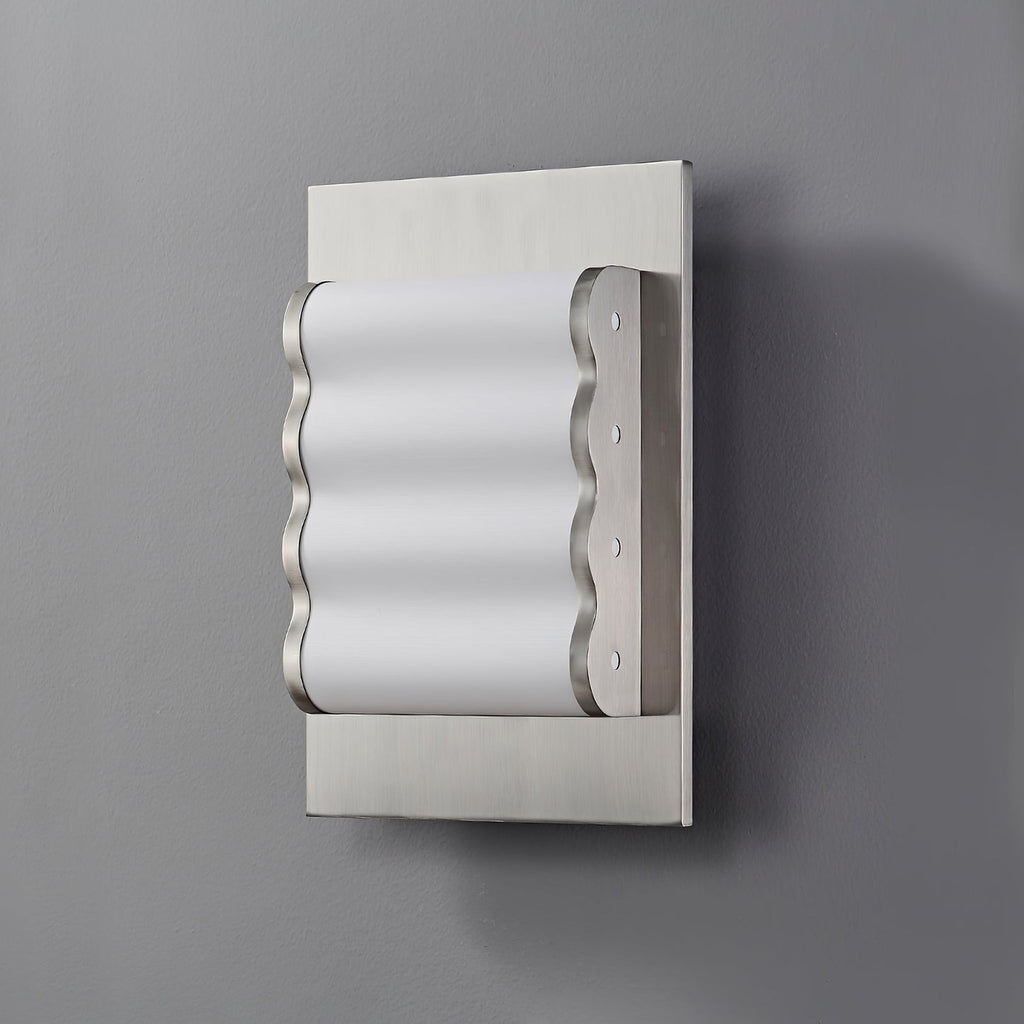 Wavelet Wall Light, Plug-In Wall Sconce, Metal, Dia 25cm x H 37cm