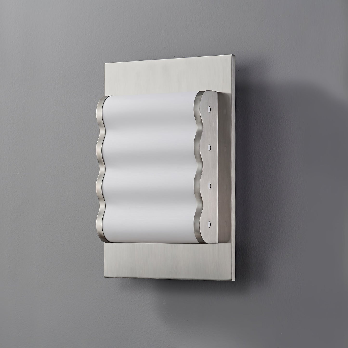 Wavelet Wall Light, Plug-In Wall Sconce, Metal, Dia 25cm x H 37cm