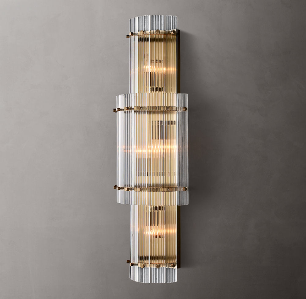 San Marco Grand Circular Sconce, Bedroom Wall Sconce, Dimensions Overall: 12"