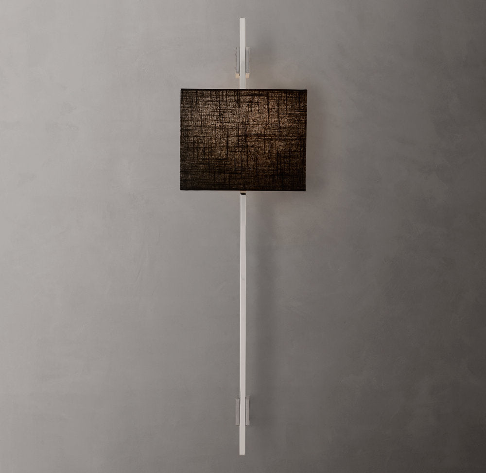 Vela Box Bar Sconce - Box Shade, Bedroom Wall Sconce, detail 18