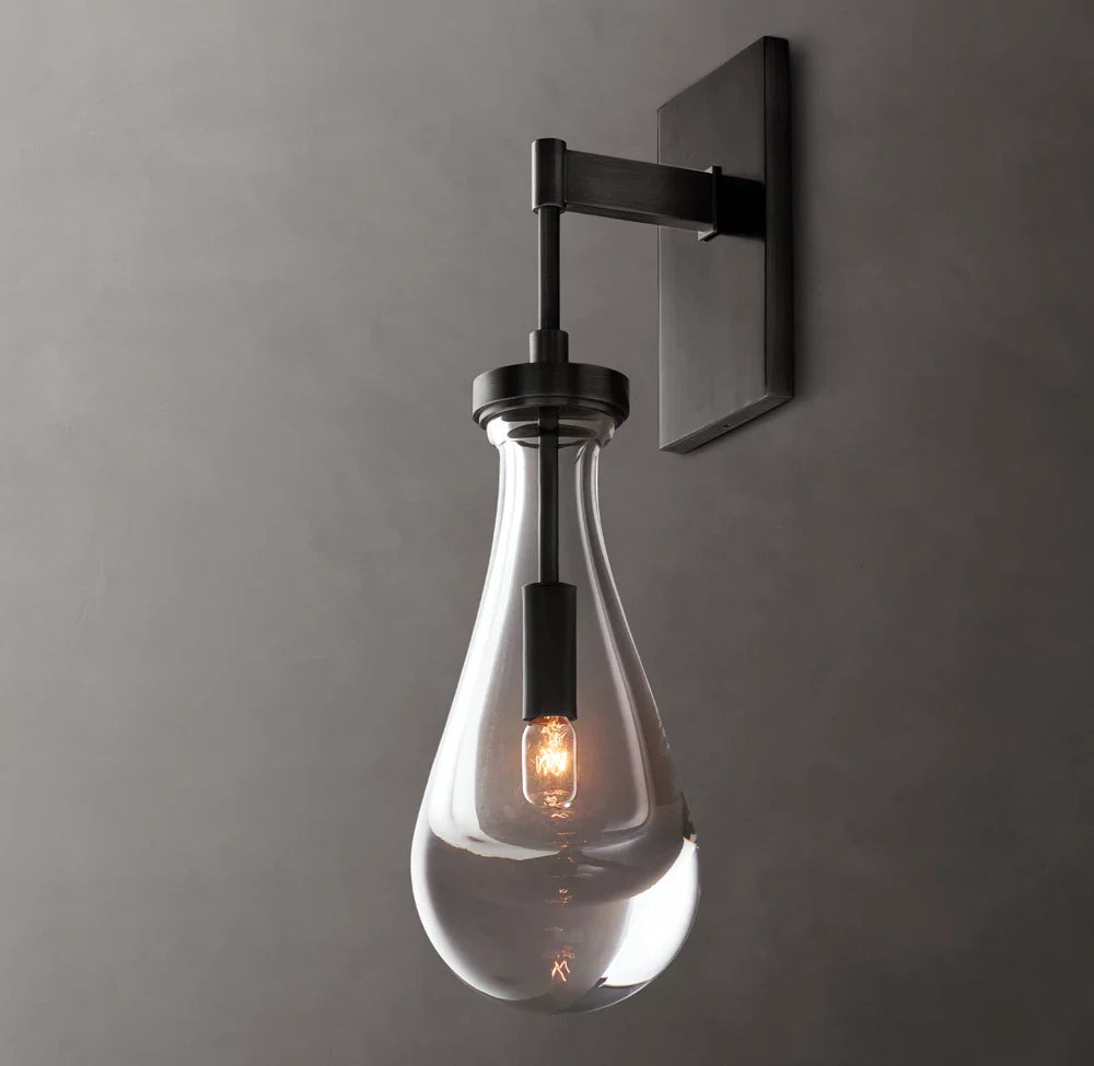 Rain Exterior Sconce, Outdoor Wall Light, detail 3