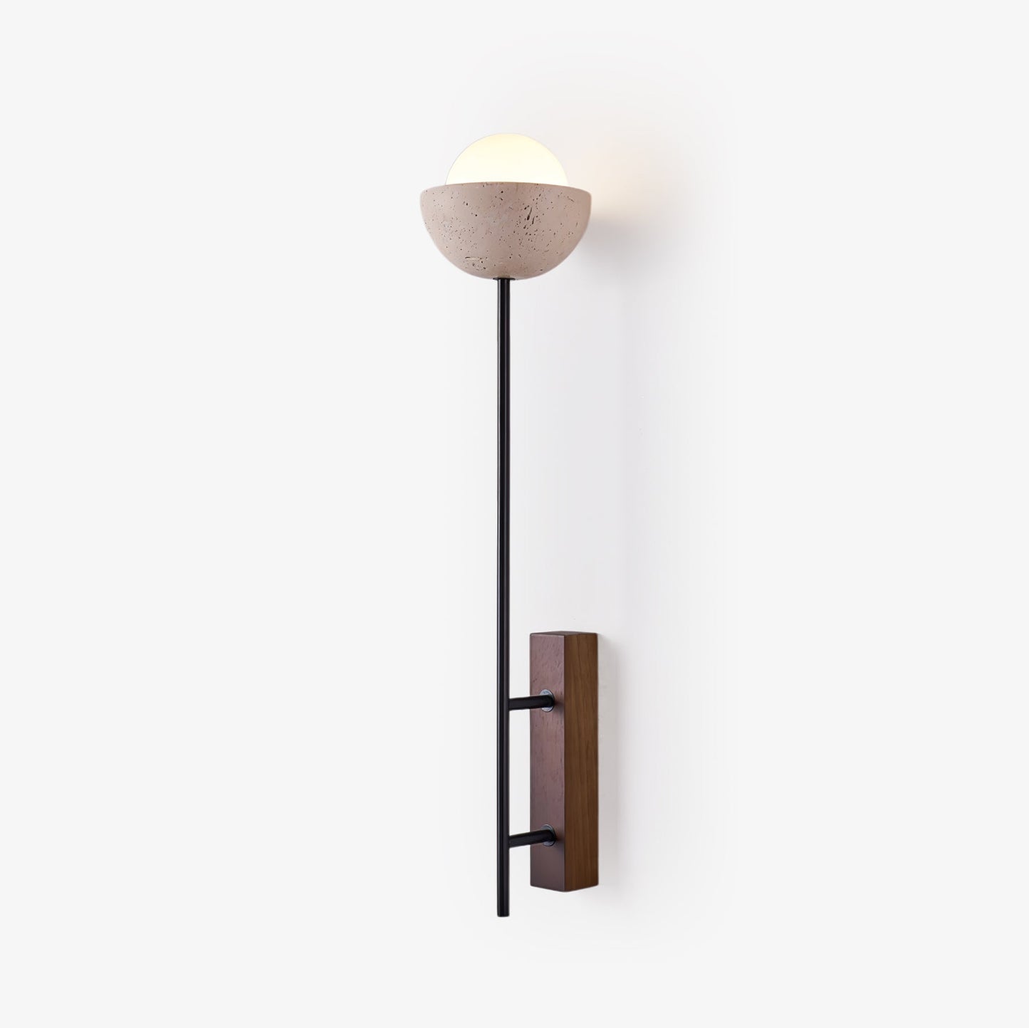 Solstice Linea Wall Light, Hardwired Wall Sconce, Metal, Dia 15cm x H 71cm