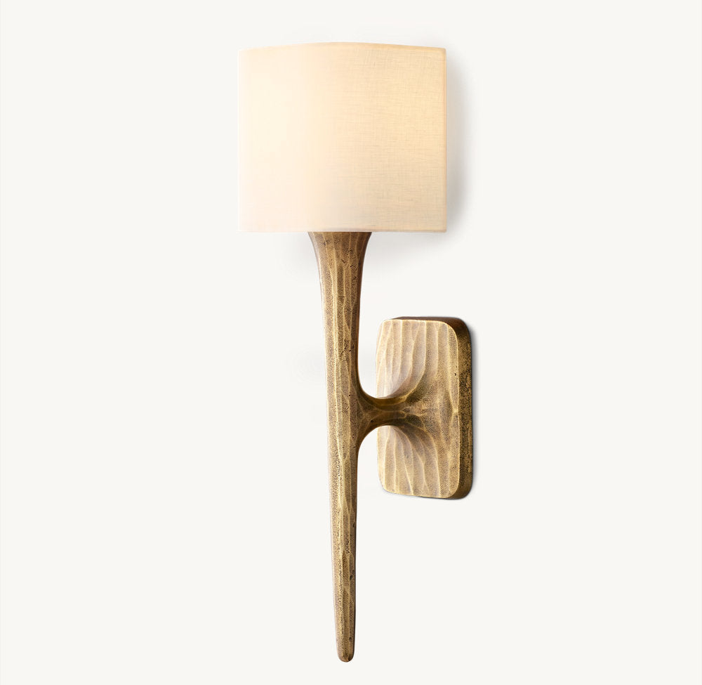 Thaddeus Shaded Wall Light, Bathroom Wall Sconce, detail 6