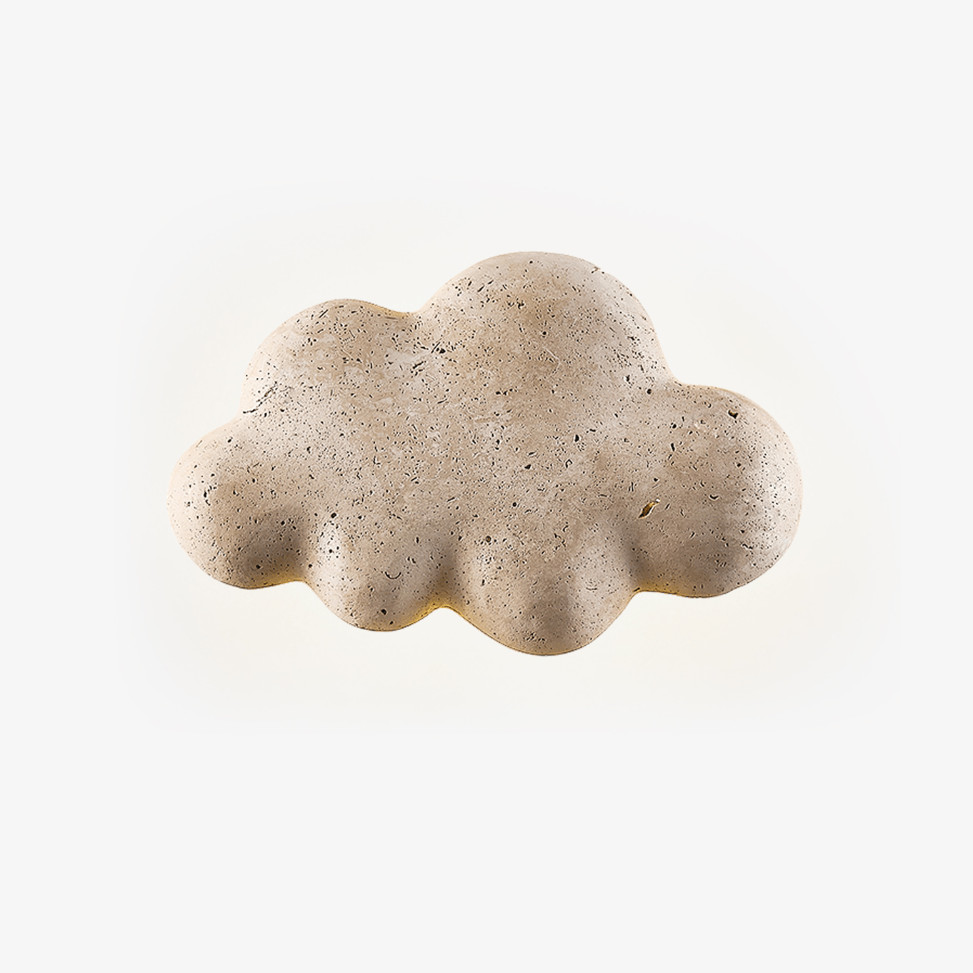 Stone Cloud Wall Light, Hardwired Wall Sconce, Metal, Dia 27cm x H 18cm