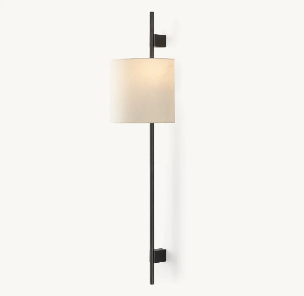 Vela Circular Bar Sconce - Circular Shade, Bedroom Wall Sconce, detail 15