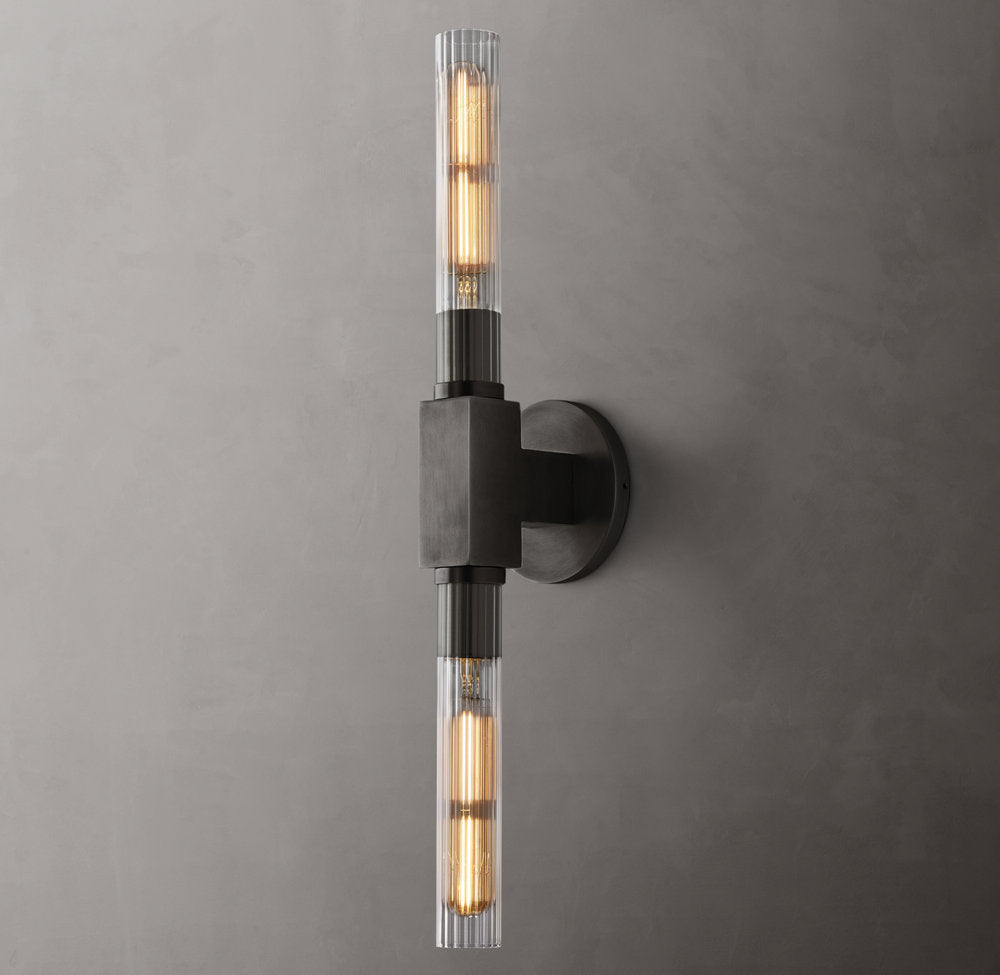 Cannele Linear Wall Light, Bathroom Wall Sconce, detail 4