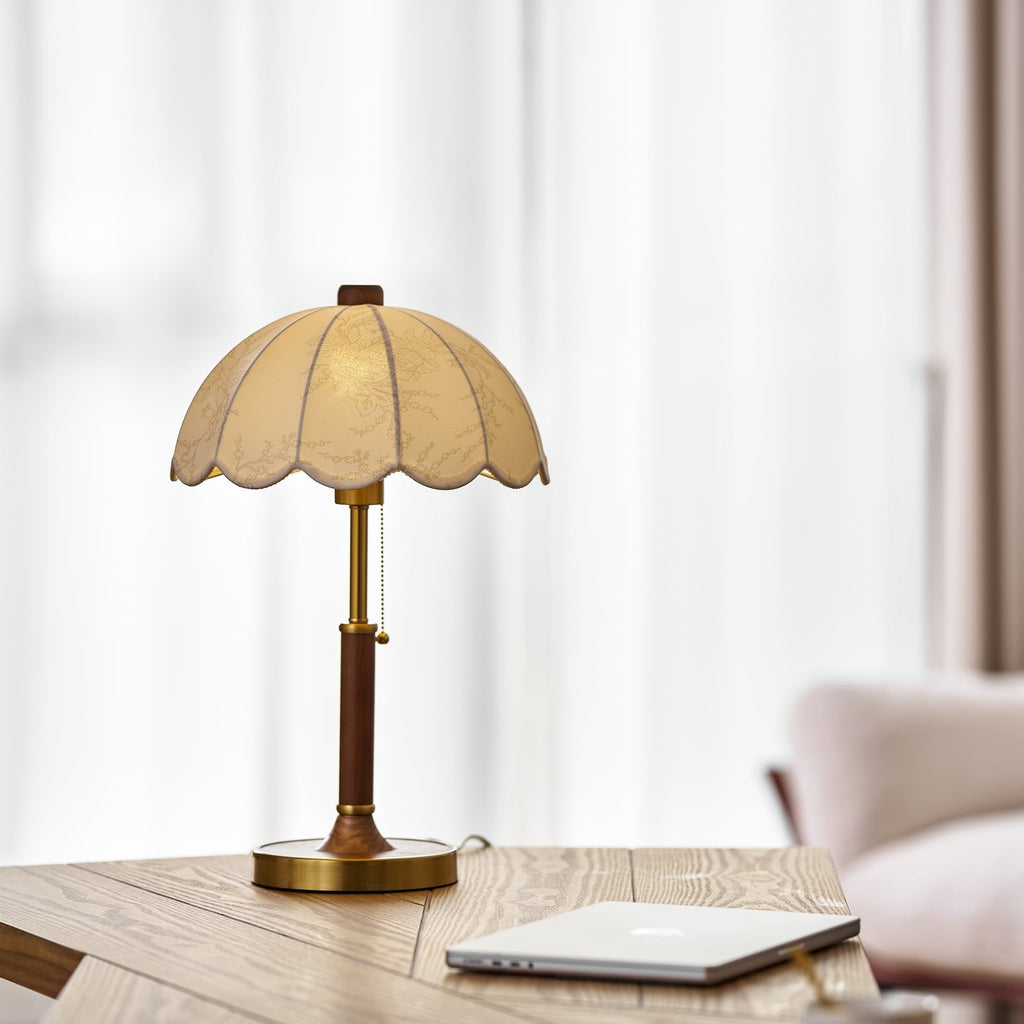 Bellewood Timeless Fabric Shade Table Light, Bedside Table Lamp, detail 14