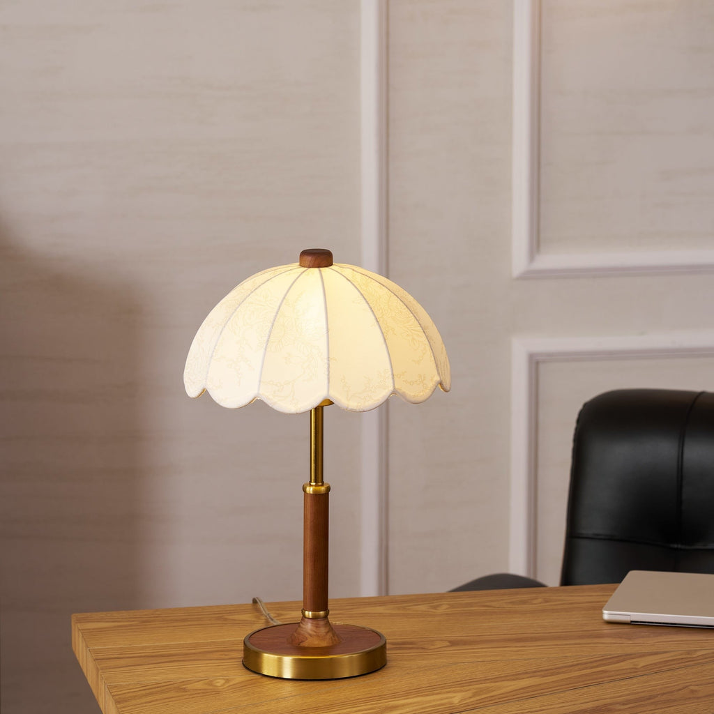 Bellewood Timeless Fabric Shade Table Light, Bedside Table Lamp, detail 22