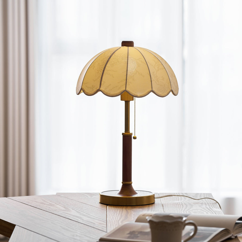 Bellewood Timeless Fabric Shade Table Light, Bedside Table Lamp, detail 23