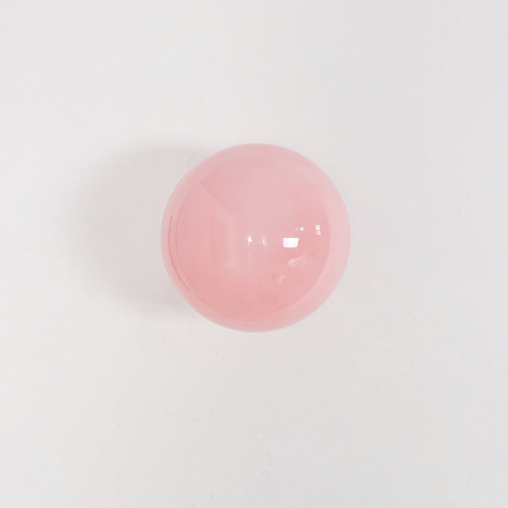 Blush Glass Wall Light, Bathroom Wall Sconce, detail 14
