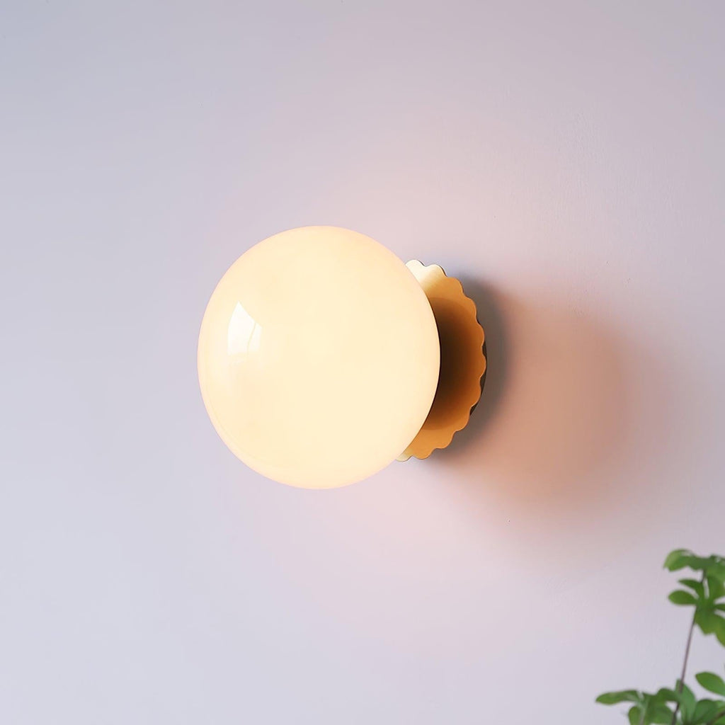 Blush Glass Wall Light, Bathroom Wall Sconce, detail 18
