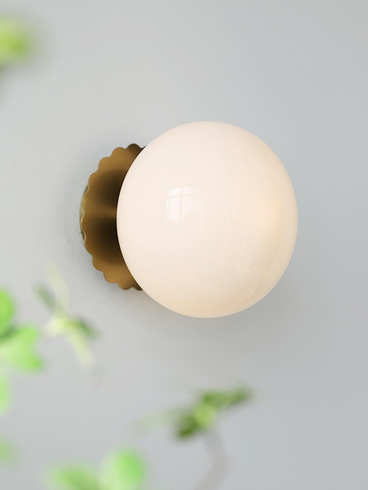 Blush Glass Wall Light, Bathroom Wall Sconce, detail 23