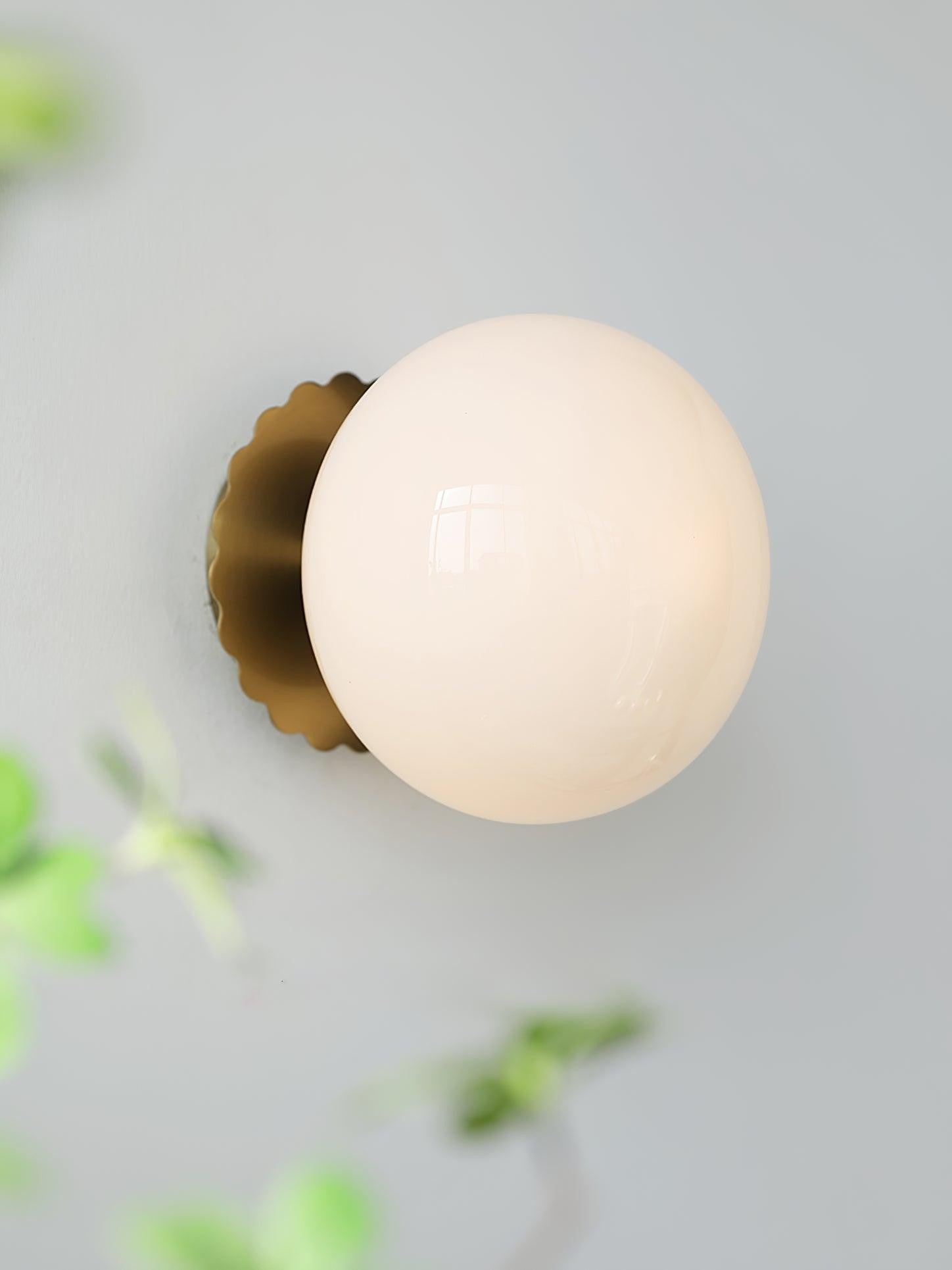 Blush Glass Wall Light, Bathroom Wall Sconce, detail 23