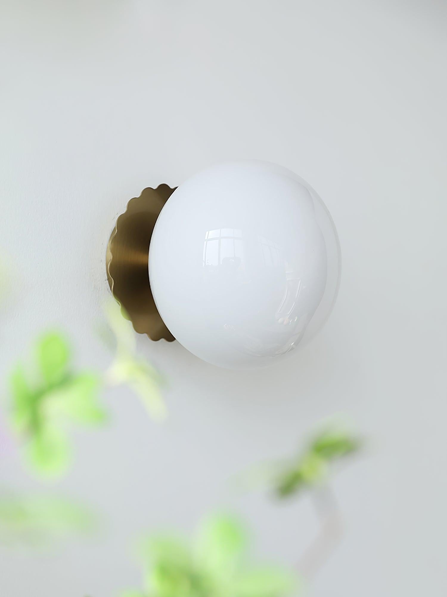 Blush Glass Wall Light, Bathroom Wall Sconce, detail 25