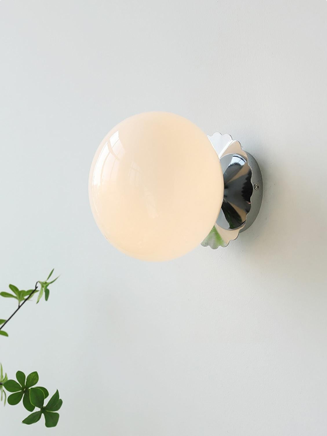 Blush Glass Wall Light, Bathroom Wall Sconce, detail 27