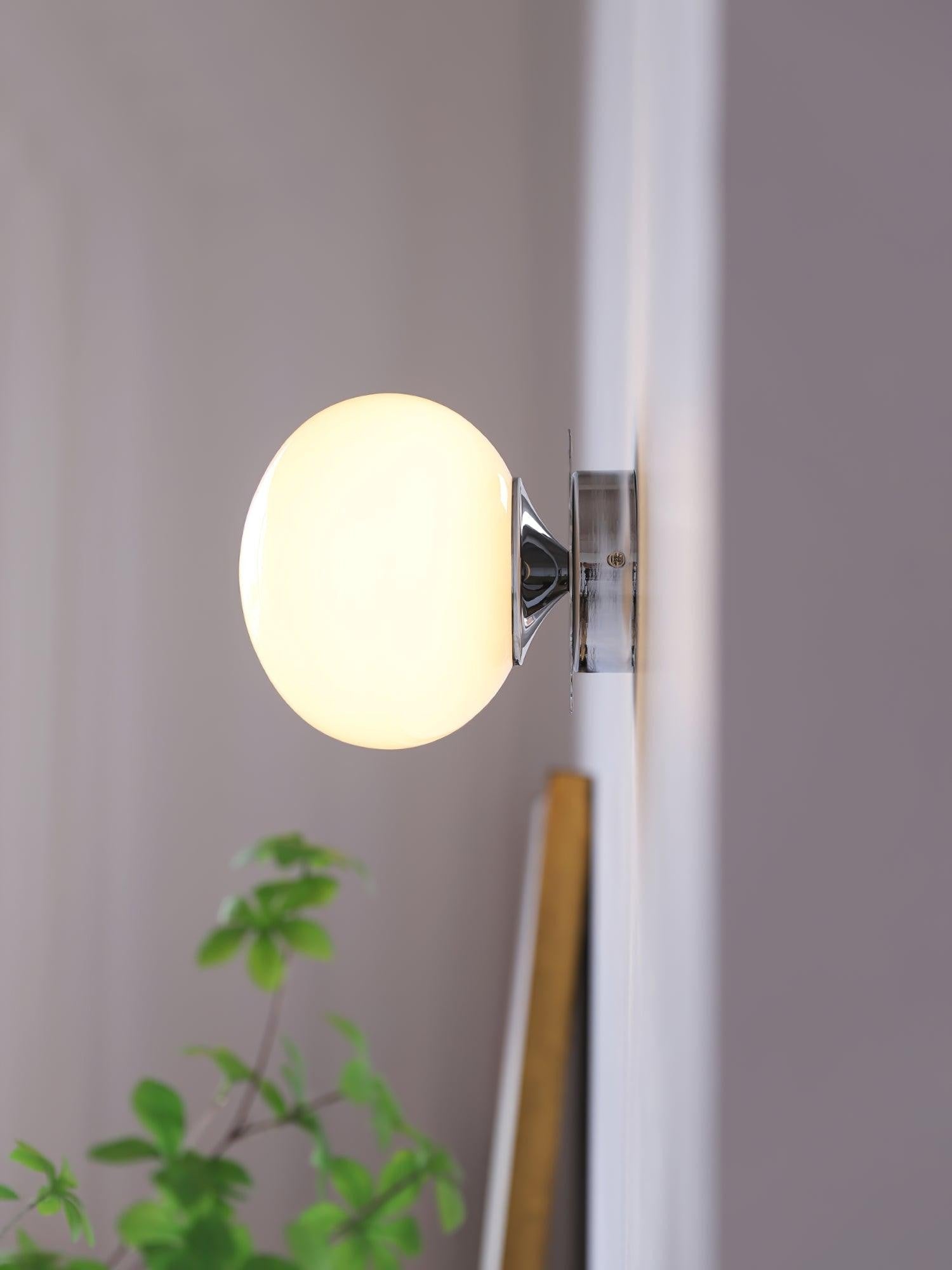 Blush Glass Wall Light, Bathroom Wall Sconce, detail 28