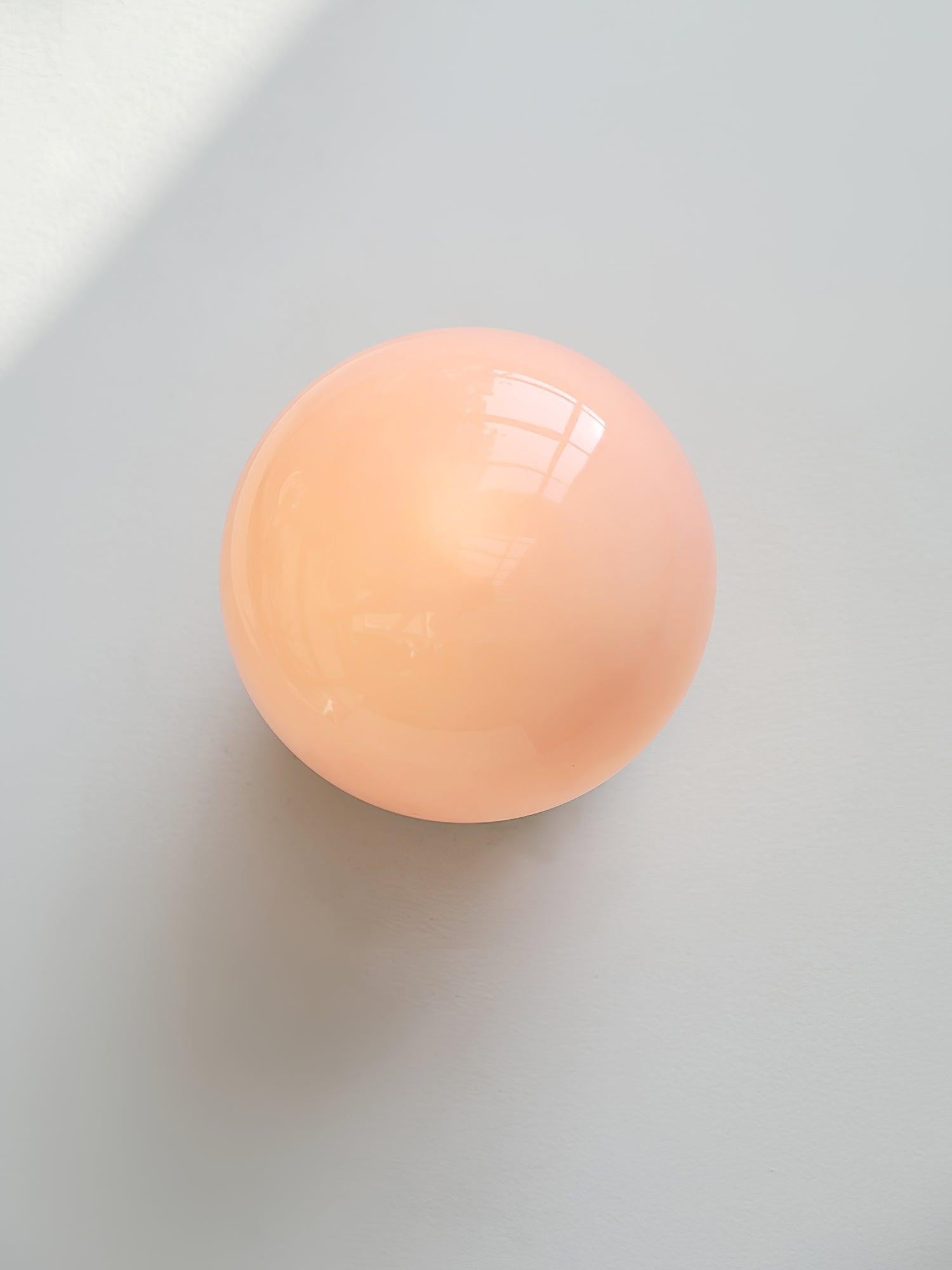 Blush Glass Wall Light, Bathroom Wall Sconce, detail 37