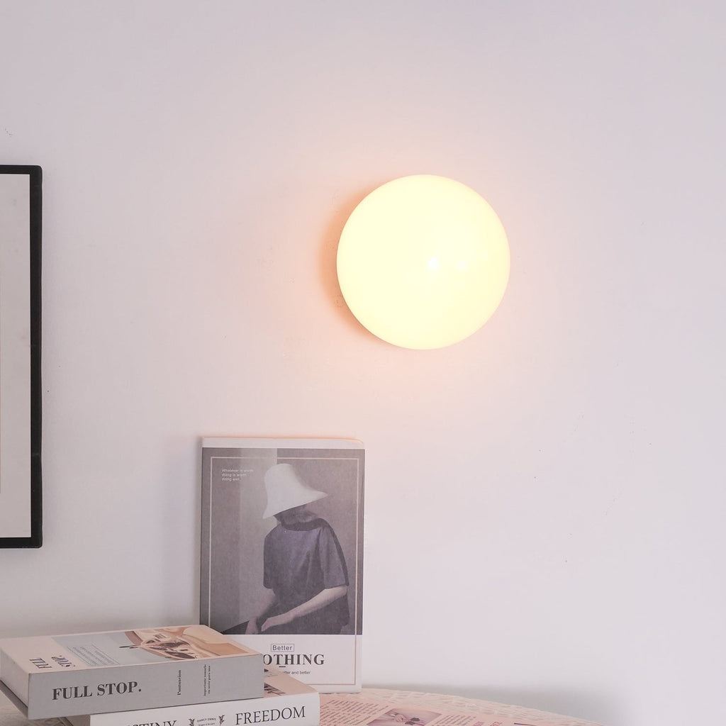Blush Glass Wall Light, Bathroom Wall Sconce, detail 45