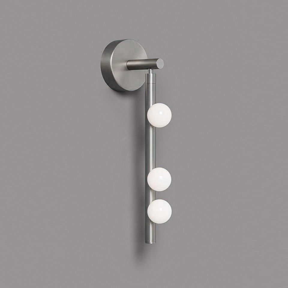 Brass Halo Tube Wall Light, Bathroom Wall Sconce, detail 2