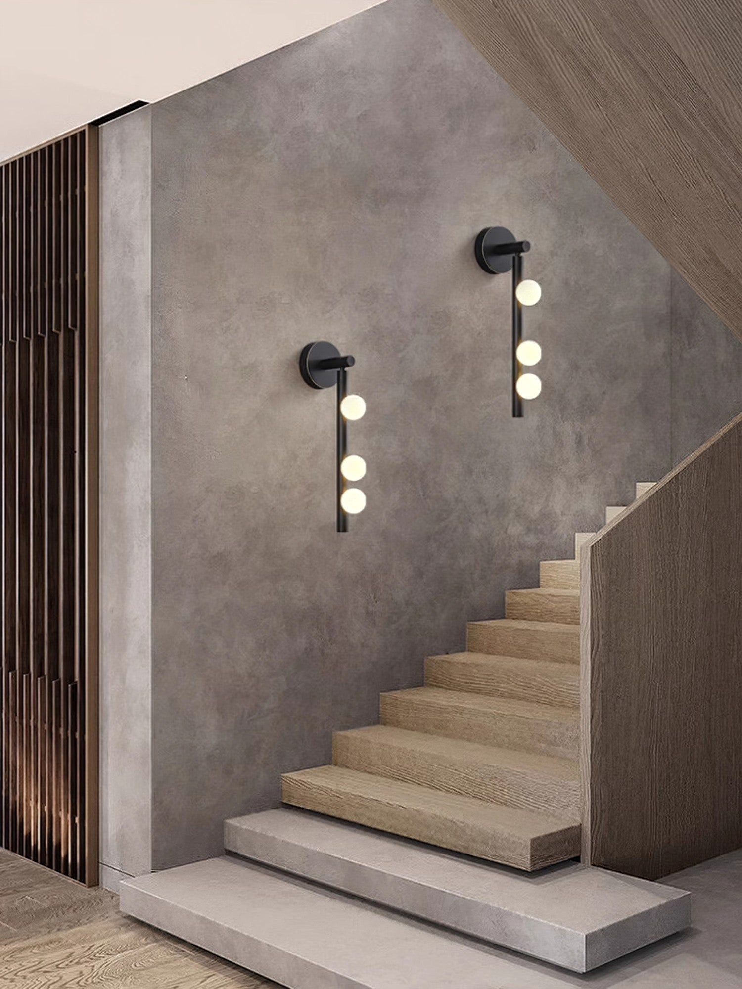 Brass Halo Tube Wall Light, Bathroom Wall Sconce, detail 31