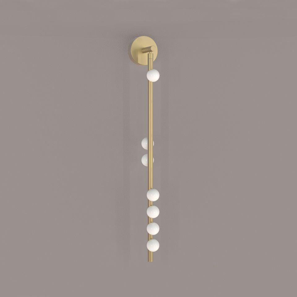 Brass Halo Tube Wall Light, Bathroom Wall Sconce, detail 50