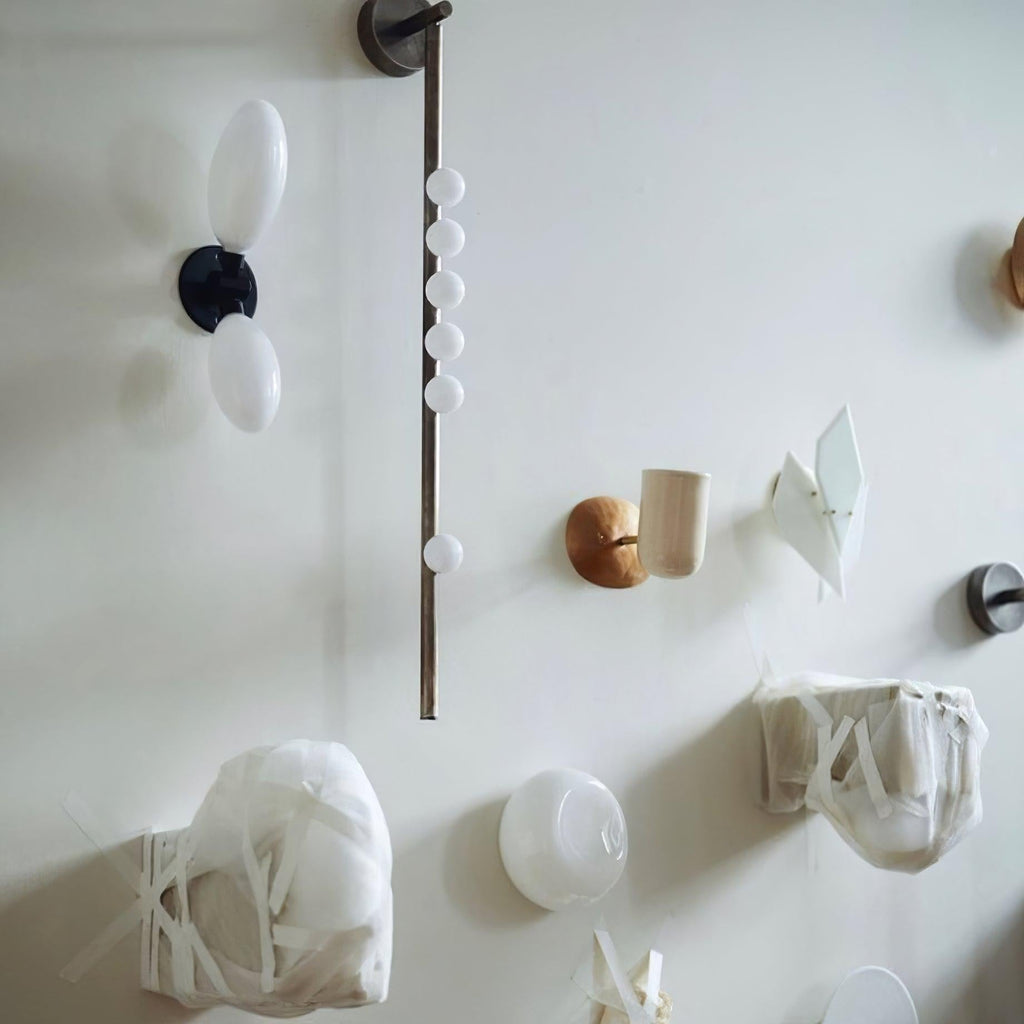 Brass Halo Tube Wall Light, Bathroom Wall Sconce, detail 53