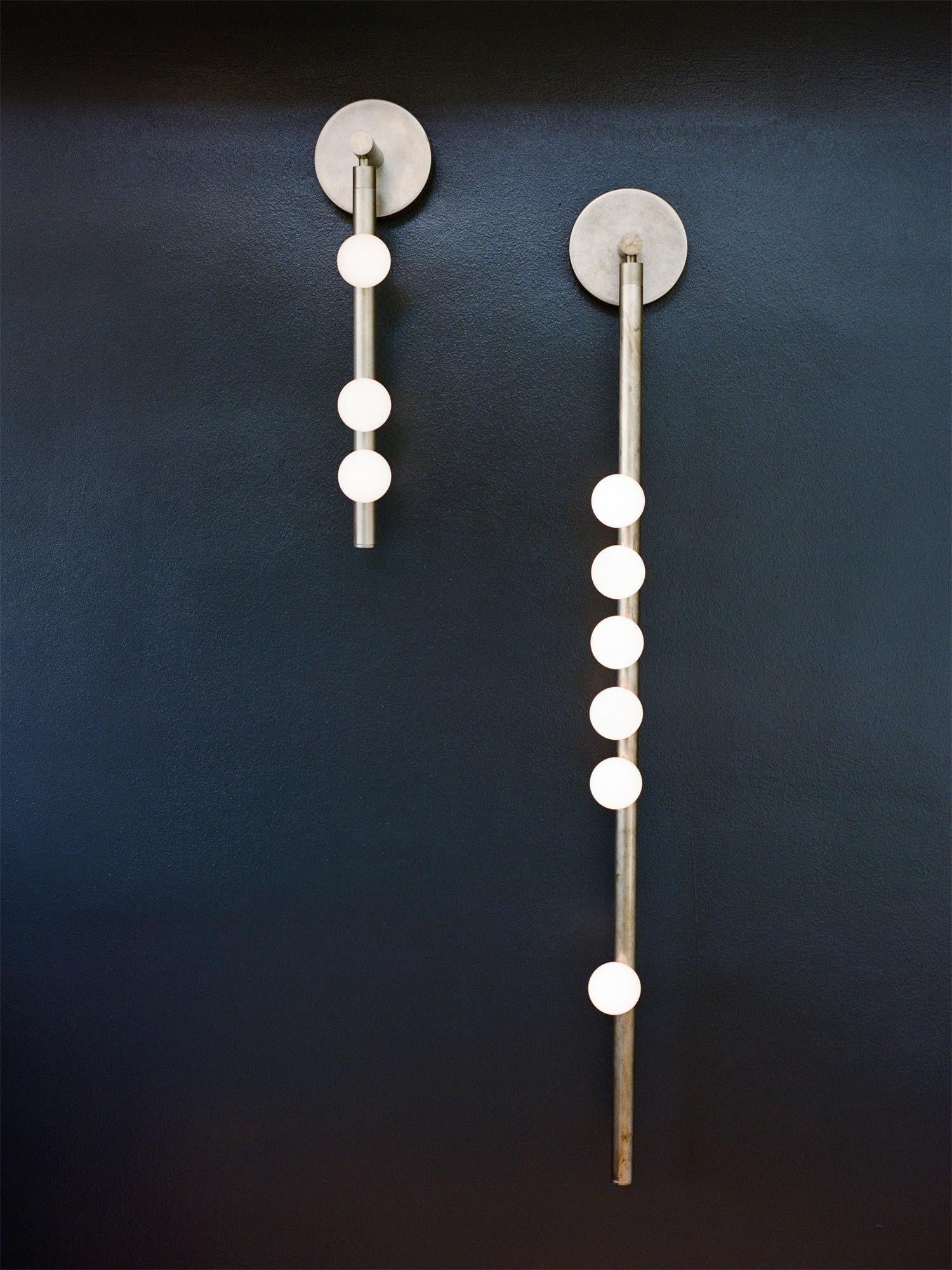 Brass Halo Tube Wall Light, Bathroom Wall Sconce, detail 63
