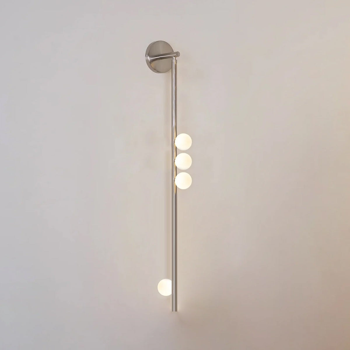 Brass Halo Tube Wall Light, Bathroom Wall Sconce, detail 6