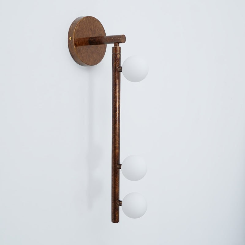 Brass Halo Tube Wall Light, Bathroom Wall Sconce, detail 80