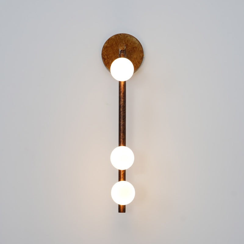 Brass Halo Tube Wall Light, Bathroom Wall Sconce, detail 82