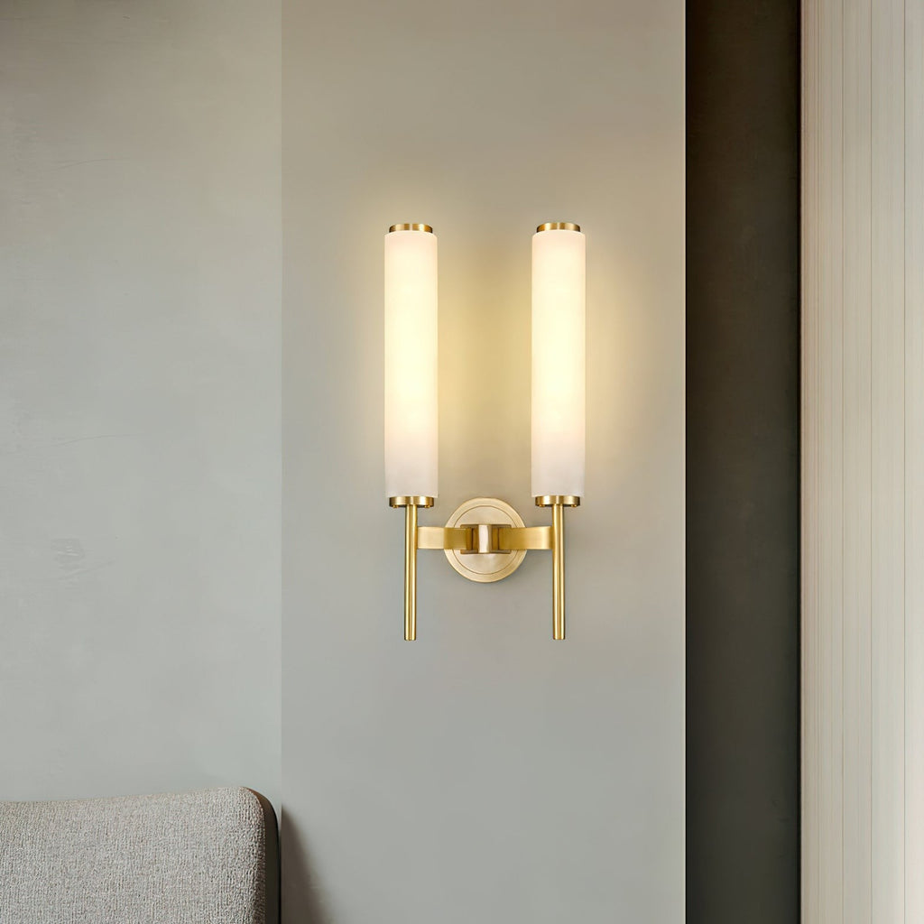 Brindisi Alabaster Wall Light, Bedroom Wall Sconce, detail 15
