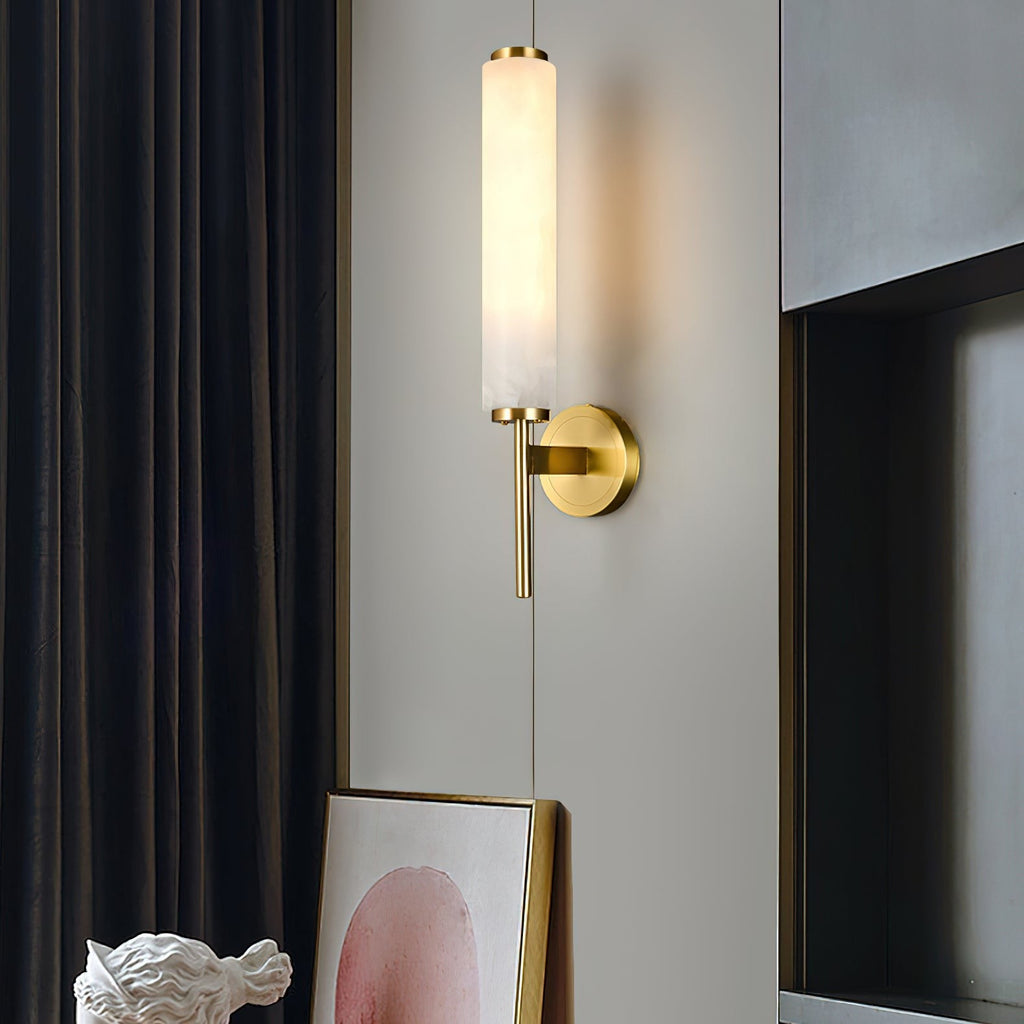 Brindisi Alabaster Wall Light, Bedroom Wall Sconce, detail 17