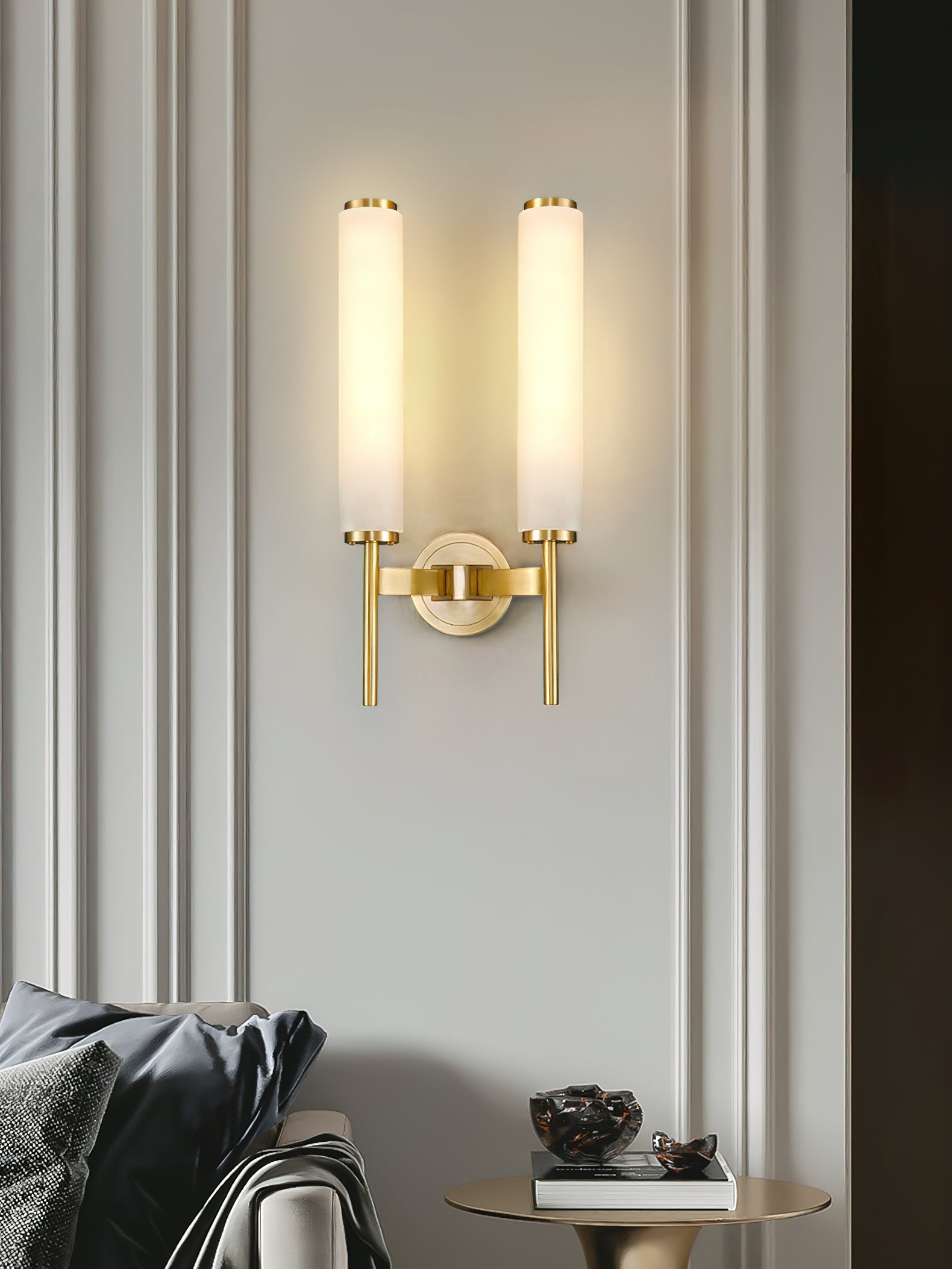 Brindisi Alabaster Wall Light, Bedroom Wall Sconce, detail 18