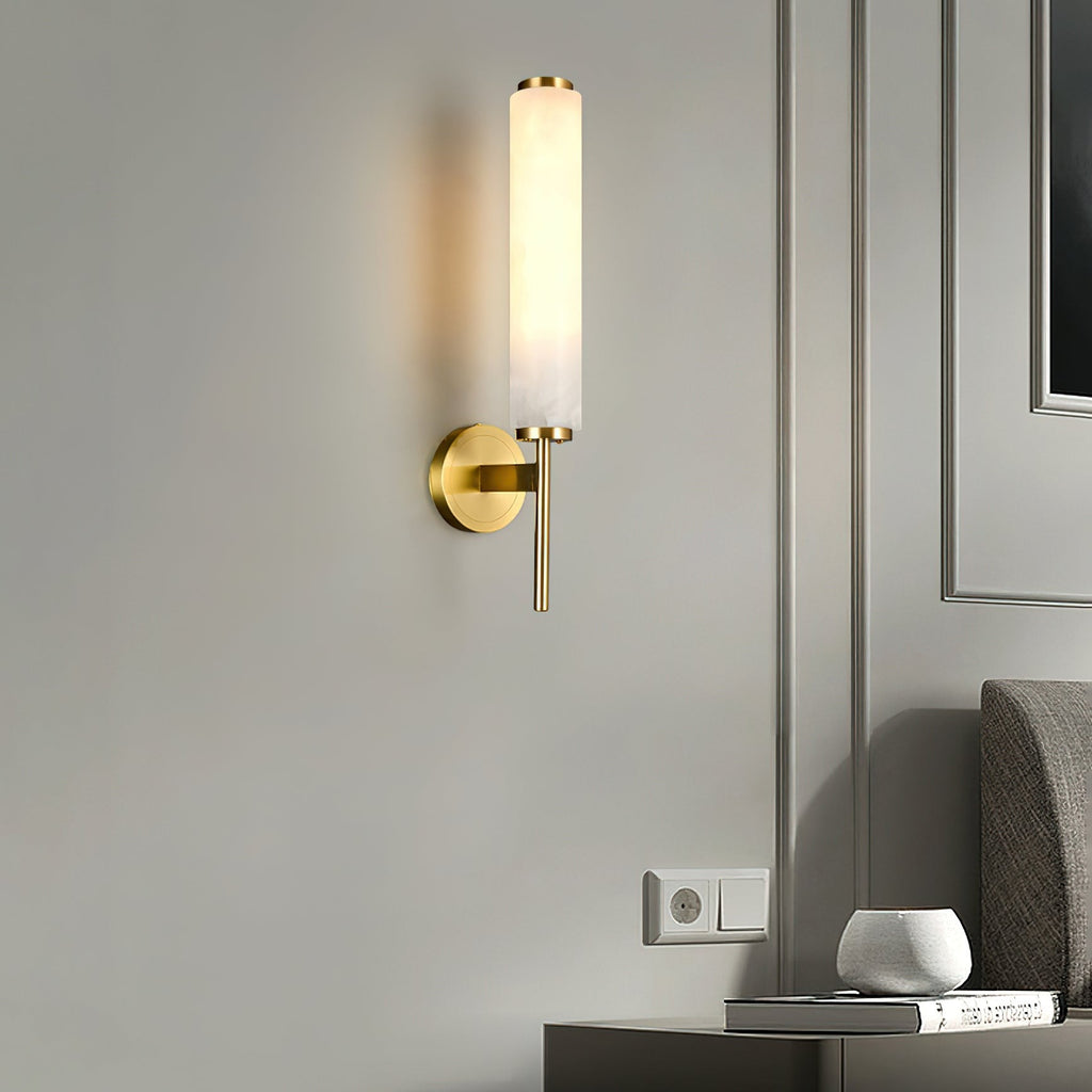 Brindisi Alabaster Wall Light, Bedroom Wall Sconce, detail 20
