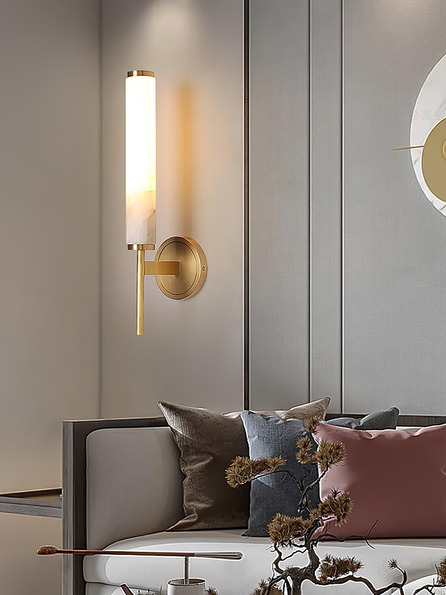Brindisi Alabaster Wall Light, Bedroom Wall Sconce, detail 26