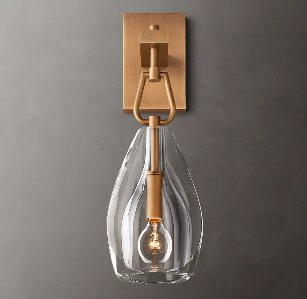 Botanist Flute Wall Light, Bedroom Wall Sconce, detail 5