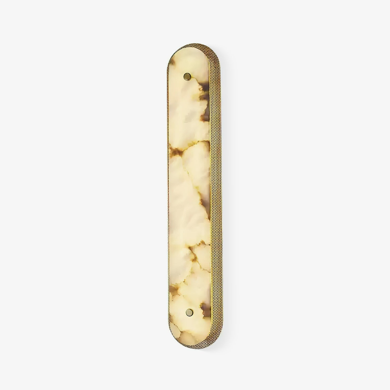 Calyxon Alabaster Wall Light - Wall Lamp, Hardwired Wall Sconce, Metal, Dia 10cm x H 40cm