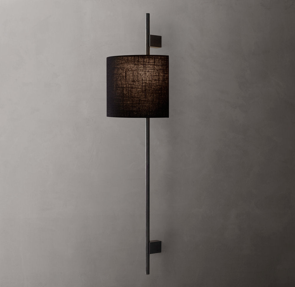 Vela Circular Bar Sconce - Circular Shade, Bedroom Wall Sconce, detail 14