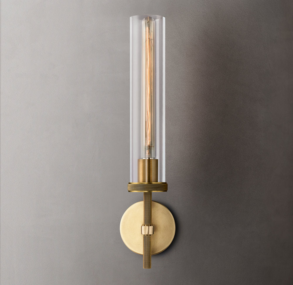 Lambeth Knurled Grand Wall Light, Bathroom Wall Sconce, detail 5