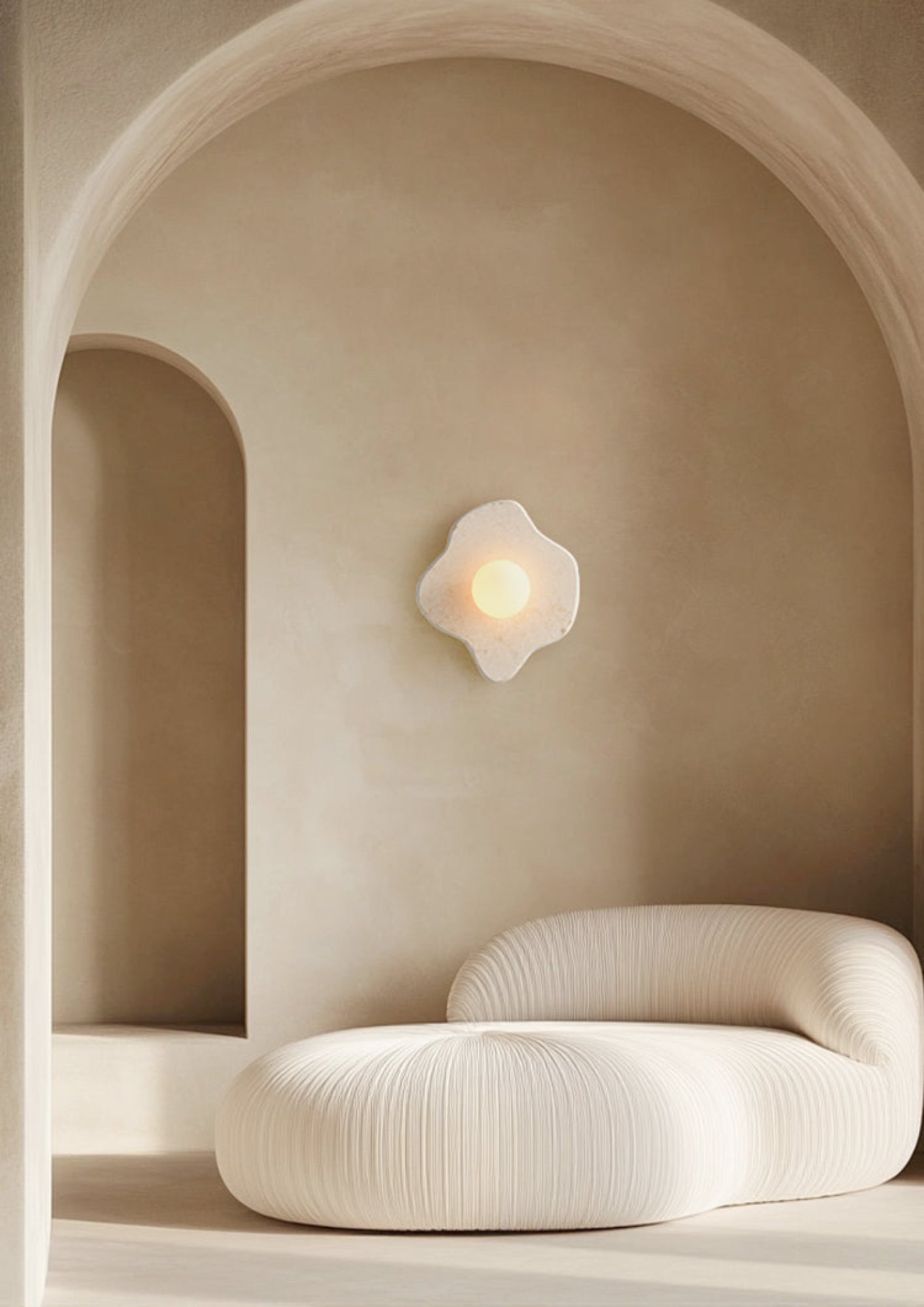 Cera Flare Wall Light, Hardwired Wall Sconce, detail 19