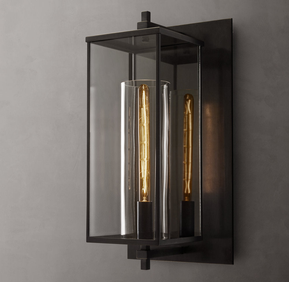 Devaux Grand Square Wall Light, Wall Sconce, detail 3