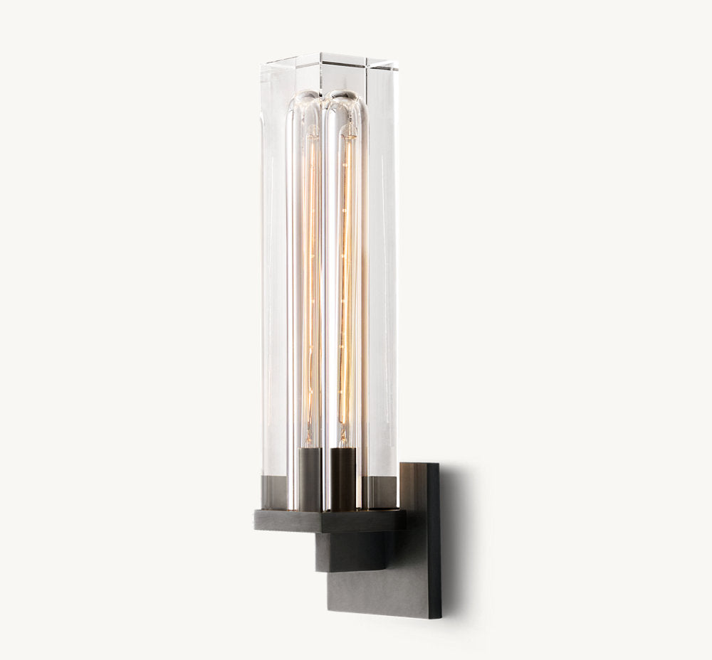 Savile Box Sconce, Bathroom Wall Sconce, detail 10