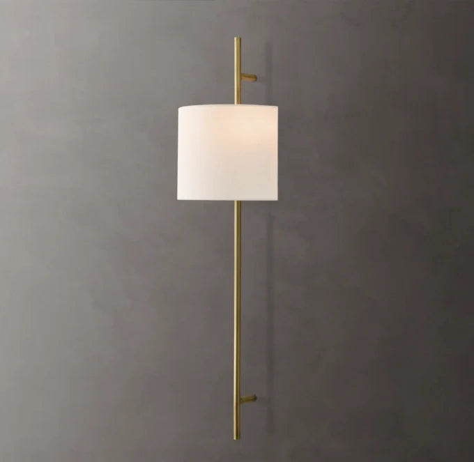Vela Octagonal Bar Sconce - Circular Shade, Bedroom Wall Sconce, detail 19