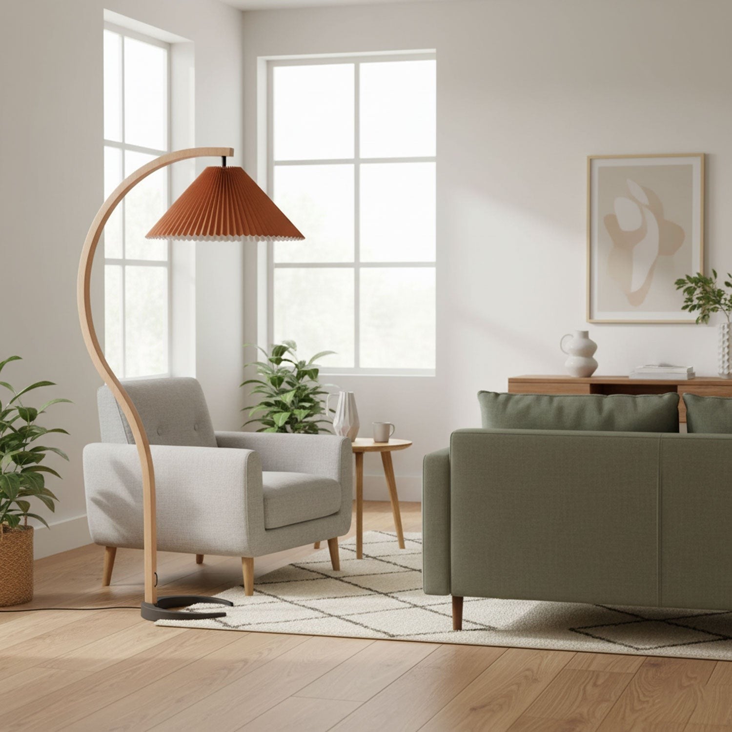 Caprani Scandinavian Floor Light, Floor Lamp, detail 10